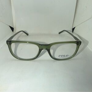 Polo Transparent Green Eyeglasses